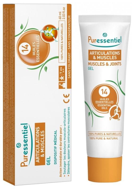 Puressentiel Muscles & Joints Gel with 14 Essential Oils 60ml