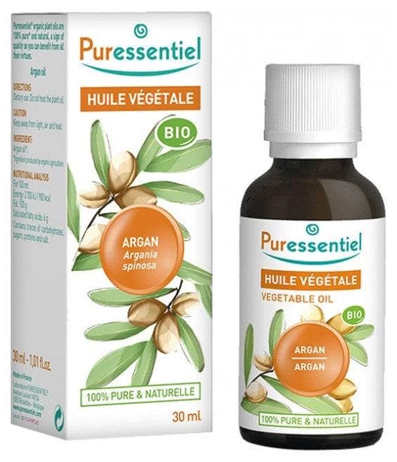 Puressentiel Organic Argan Vegetable Oil (Argania spinosa) 30ml