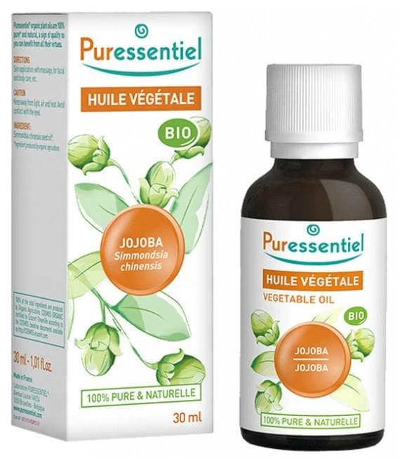 Puressentiel Organic Jojoba Vegetable Oil (Simmondsia chinensis) 30ml