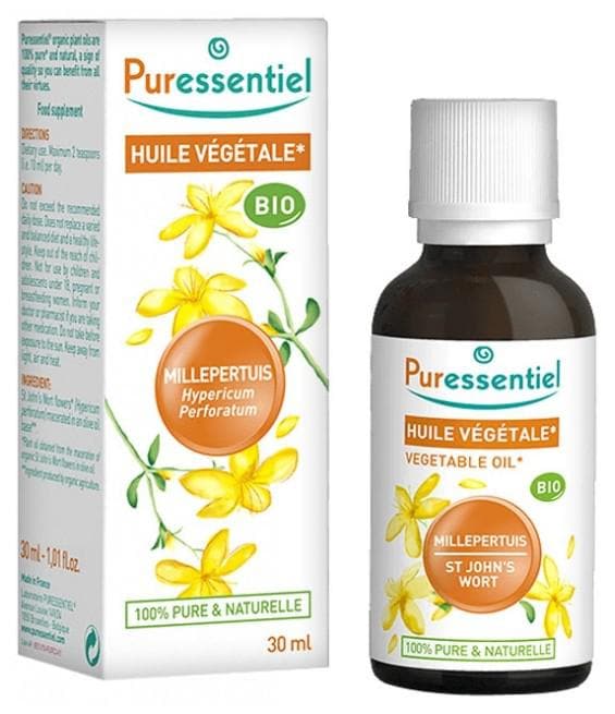 Puressentiel Organic St John's Wort Vegetable Oil (Hypericum perforatum) 30ml