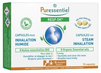 Puressentiel - Resp OK 15 Inhalation Capsules