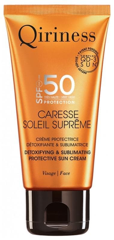 Qiriness Detoxifying and Sublimating Protective Sun Cream Face SPF50 50 ml