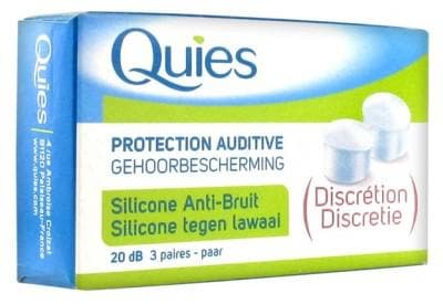 Quies - Anti-Noise Silicone Ear Plugs 3 Pairs