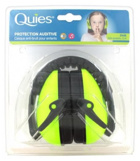 Quies Auditive Protection Anti-Noise Headset for Children Colour: Green