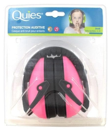 Quies Auditive Protection Anti-Noise Headset for Children Colour: Pink