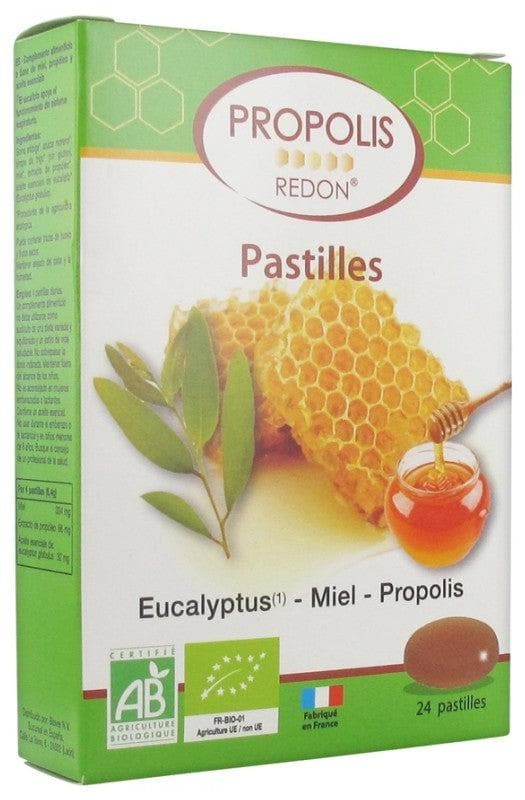 Redon Propolis Eucalyptus Honey Propolis Lozenges Organic 24 Lozenges