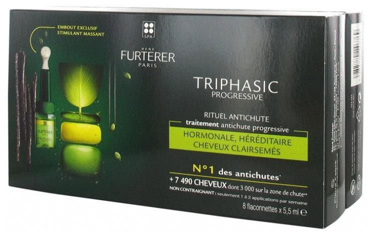 René Furterer Triphasic Progressive Anti-Hair Loss Ritual Progressive Anti-Hair Loss Treatment 8 x 5,5ml