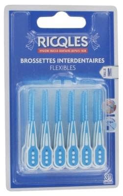 Ricqlès - 30 Flexible Interdental Brushes - Size: M