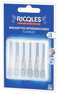 Ricqlès - 30 Flexible Interdental Brushes - Size: S