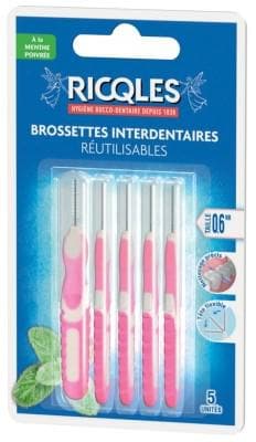 Ricqlès - 5 Reusable Interdental Brushes