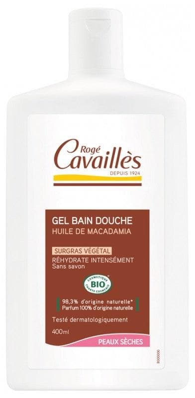 Rogé Cavaillès Bath & Shower Gel Macadamia Oil Organic 400ml