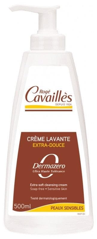 Rogé Cavaillès Dermazero Extra-Soft Cleansing Cream Sensitive Skins 500ml