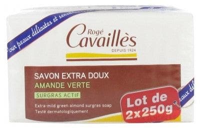 Rogé Cavaillès - Extra-Mild Soap Green Almond 2 x 250g