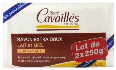 Rogé Cavaillès - Extra-Mild Soap Milk and Honey 2 x 250g