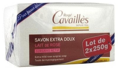 Rogé Cavaillès - Extra-Mild Soap Rose Milk 2 x 250g