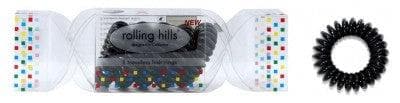 Rolling Hills - 5 Traceless Hair Rings Cracker - Colour: Black