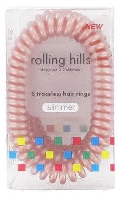Rolling Hills - 5 Traceless Hair Rings Slimmer - Colour: Bronze