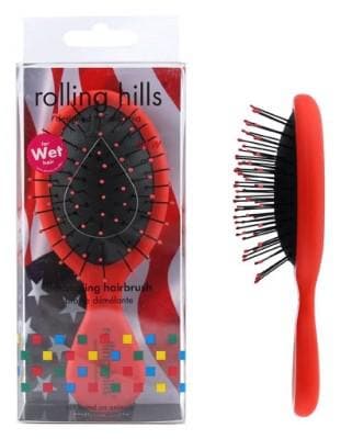 Rolling Hills - Detangling Brush Small Size - Colour: Red
