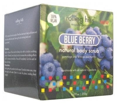 Rolling Hills - Natural Body Scrub 250g - Scent: Blueberries