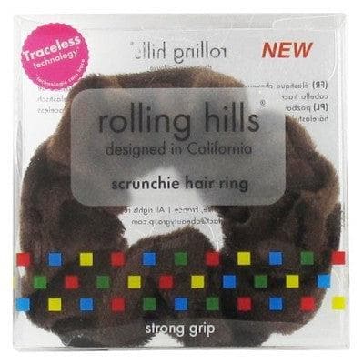 Rolling Hills - Scrunchie Hair Ring - Colour: Brown
