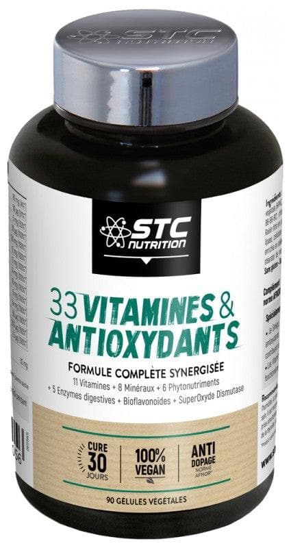 STC Nutrition 33 Vitamins & Antioxidants 90 Vegetable Capsules