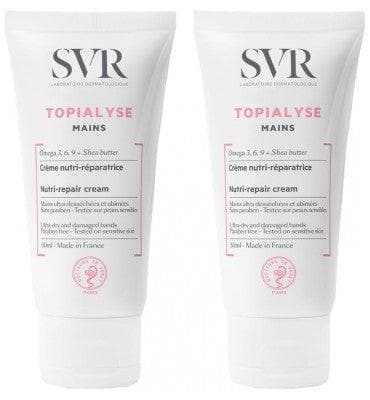 SVR - Topialyse Nutri-Repair Cream Hands 2 x 50ml