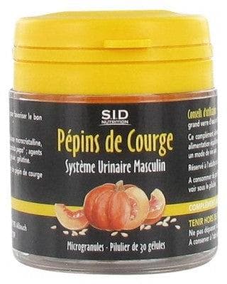 S.I.D Nutrition - Men Urinary System Squash Seeds 30 Capsules