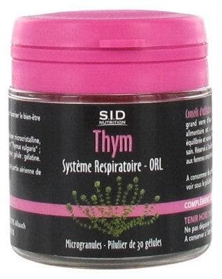 S.I.D Nutrition - Respiratory System - ORL Thyme 30 Capsules