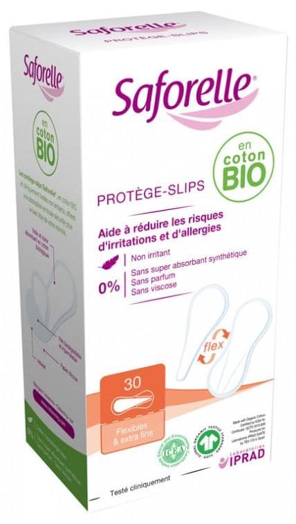 Saforelle Flexible & Extra-Thin 30 Pantyliners