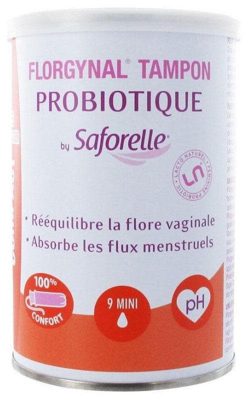 Saforelle Florgynal Probiotic Compact Applicator Tampon 9 Mini