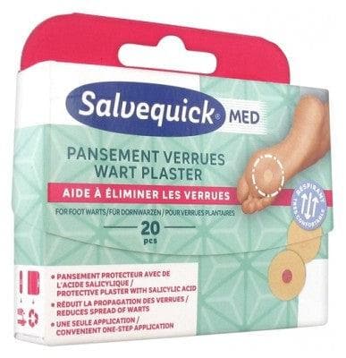 Salvequick - Med Pansement Warts 20 Bandages