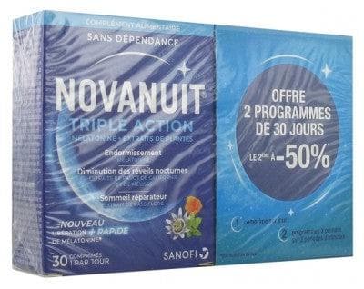 Sanofi - Novanuit Triple Action 2 x 30 Tablets