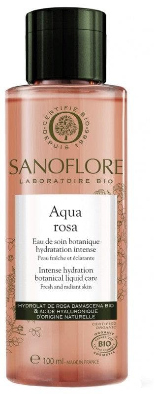 Sanoflore Aqua Rosa Intense Hydration Botanical Liquid Care Organic 100 ml