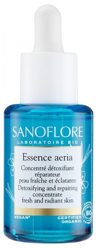 Sanoflore Essence Aeria Organic Restorative Detoxyfying Concentrate Fresh and Radiant Skin 30ml
