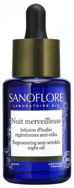 Sanoflore Nuit Merveilleuse Regenerating Anti-Wrinkle Night Oil Organic 30ml