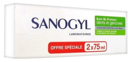 Sanogyl Bi-Protect Complete Teeth and Gums Care 2 x 75ml