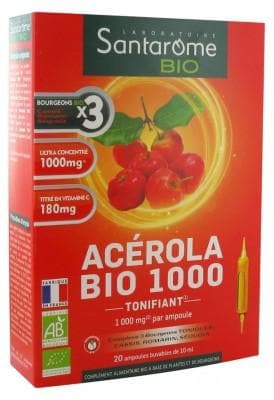 Santarome - Bio Organic Acerola 1000 20 Phials