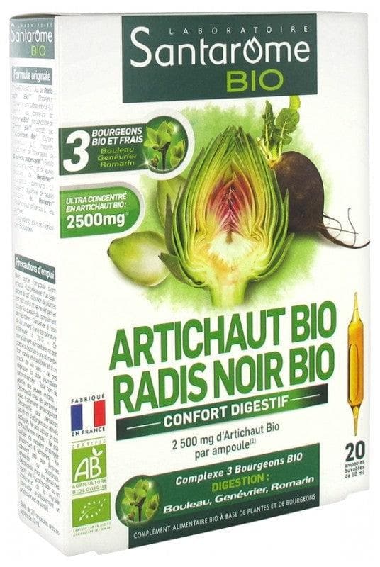 Santarome Bio Organic Artichoke Organic Black Radish 20 Phials