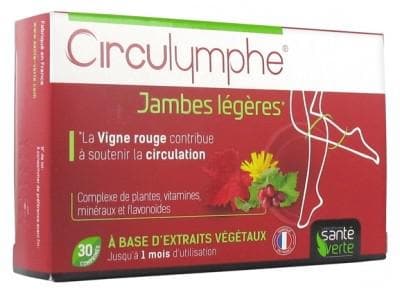 Santé Verte - Circulymphe 30 Tablets