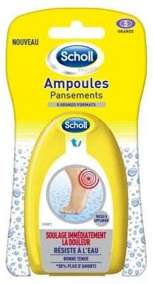 Scholl - Blisters Double Protection Big Plasters x5