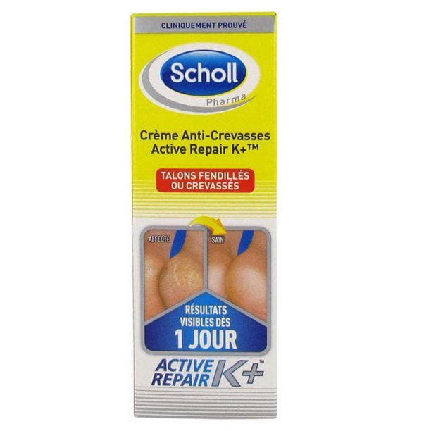 Scholl Reconstitutive Cream for Cracked Heels Active Repair K+ 60ml