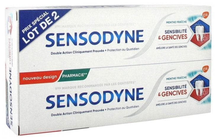 Sensodyne Sensitivity & Gums Fresh Mint 2 x 75ml
