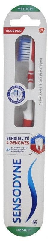 Sensodyne Sensitivity & Gums Medium Toothbrush Colour: Grey