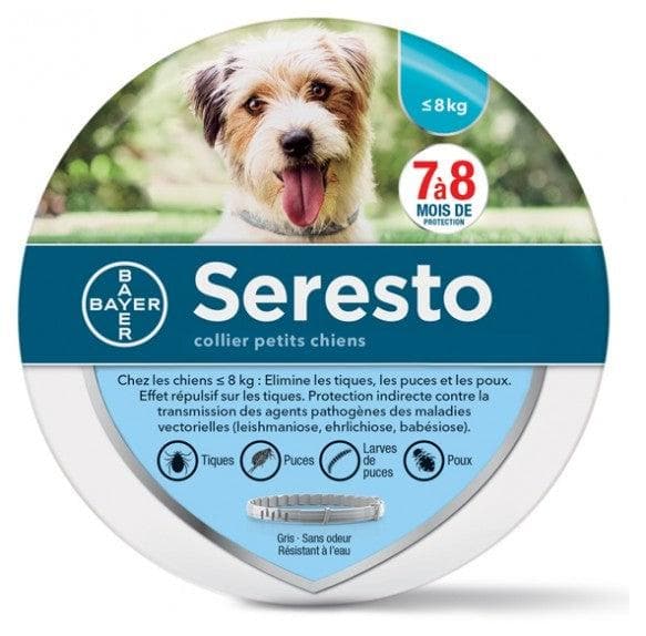 Seresto Pest Control Collar for Small Dogs Less Than 8 kg