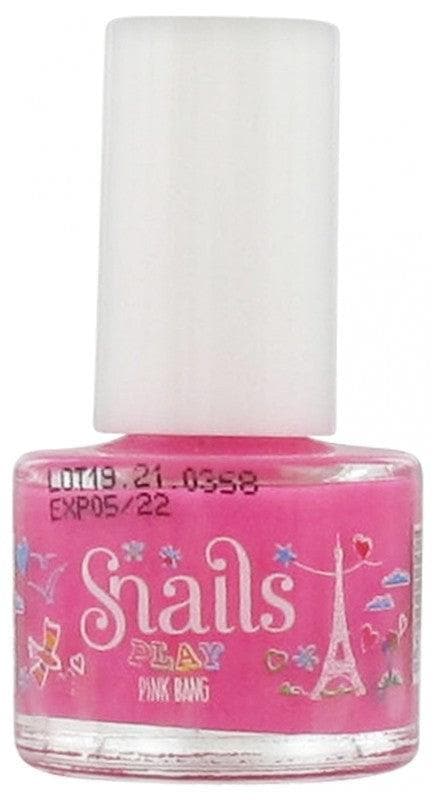 Snails Play Washable Polish for Children 7ml Colour: Pink Bang