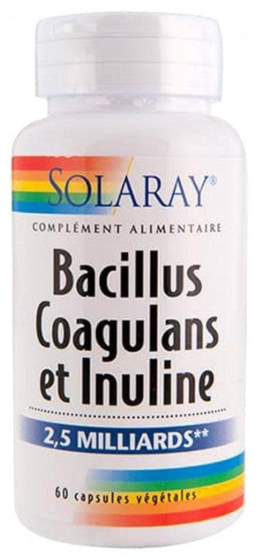 Solaray Bacillus Coagulans and Inulin 2,5 Billion 60 Vegetable Gel-Caps