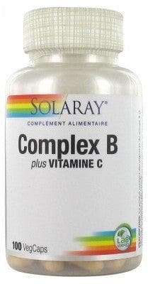 Solaray - Complex B Plus Vitamin C 100 VegCaps