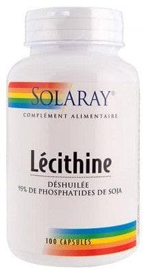 Solaray - Deoiled Lecithin 100 Gel-Caps