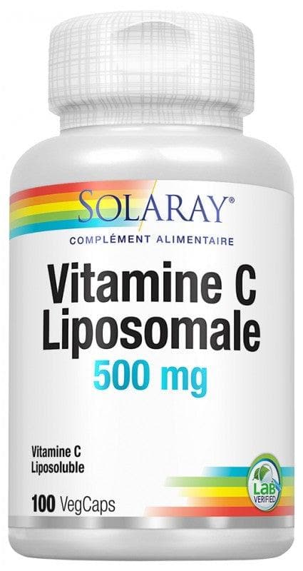 Solaray Liposomal Vitamin C 500 mg 100 Vegetable Capsules