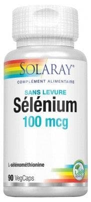 Solaray - Selenium 100mcg Yeast Free 90 VegCaps